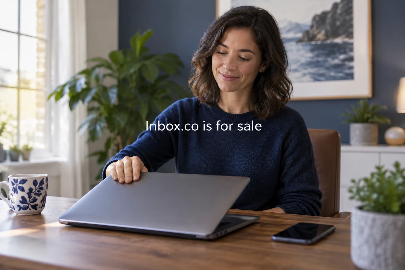A contemporary workspace for thoughtful incoming-message work